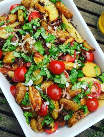 Italiaanse maaltijd salade