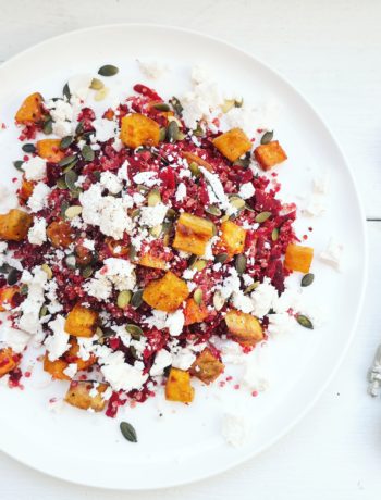 Quinoa salade met bietjes en feta